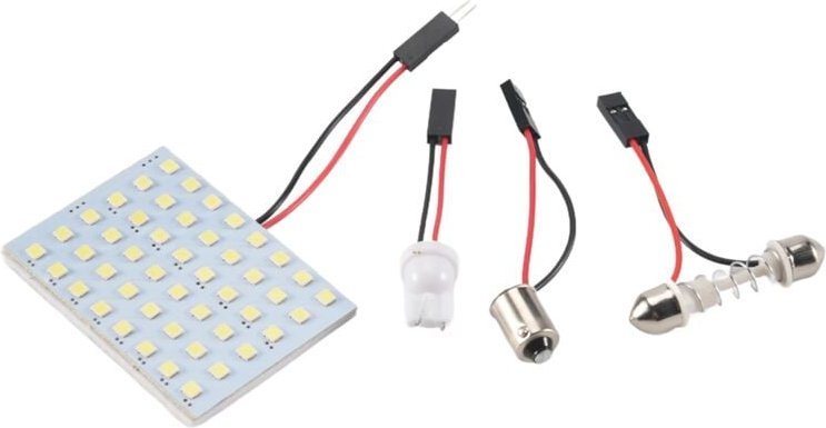 1210 SMD 48 LED Auto-Innenhaube Licht Panel w T10 BA9S Girlande