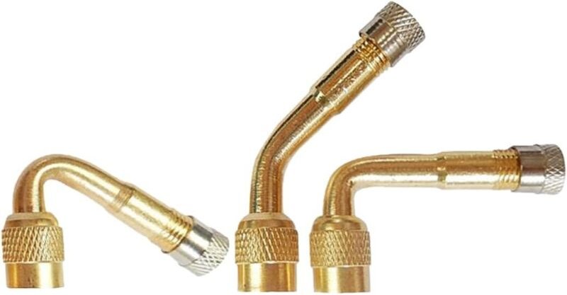 Set mit 3 Ventilverlängerungen, Ventiladaptern, Ventilwinkeln, Ventilen und Reifenventilen für Auto, Motorrad, Fahrrad u...