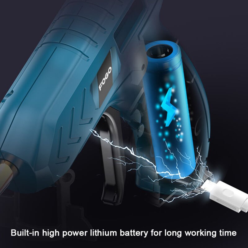 Universelle Heißklebepistole, Silikonklebepistole, elektrische Schmelzklebepistole, Lithiumbatterie