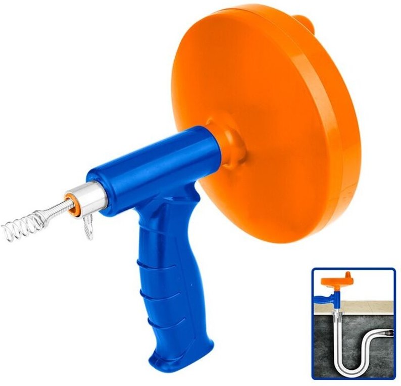 WADFOW Professioneller Abflussreiniger, 4,5 m, flexibel, langlebig und einfach zu verwenden