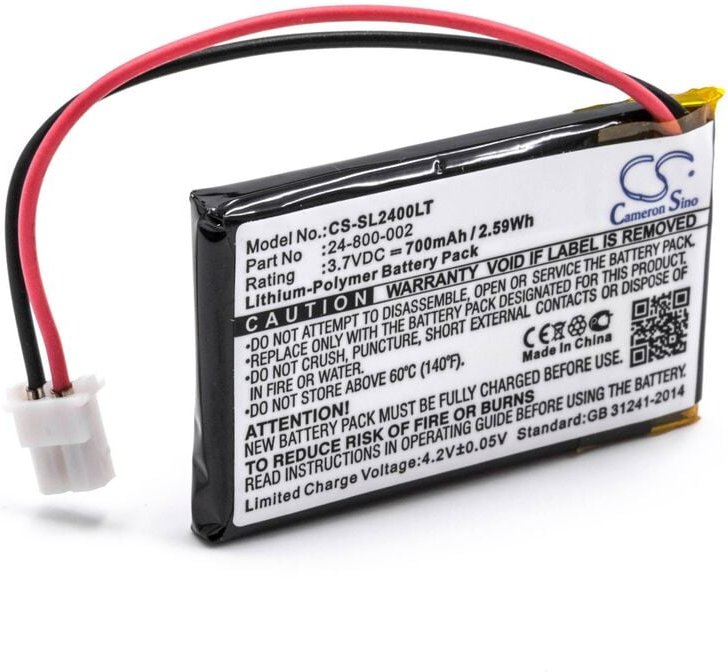 Vhbw - Akku kompatibel mit Solar led Light SL-24000 Solar-Lampe (700mAh, 3,7V, Li-Polymer)