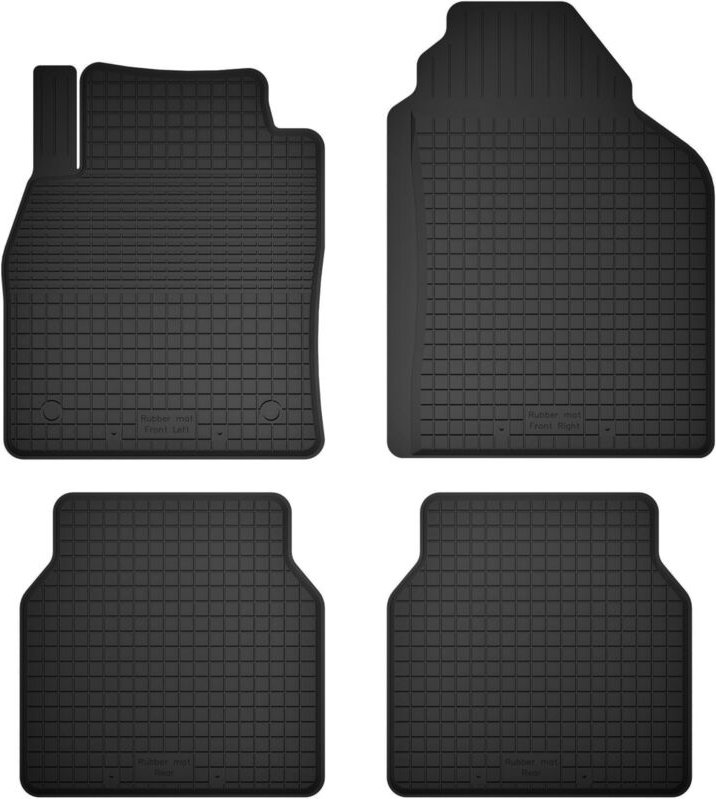 Gummi-Automatten, 4er-Set, Universalmodell: Ford Fiesta MK7 Fließheck (2008-2011)