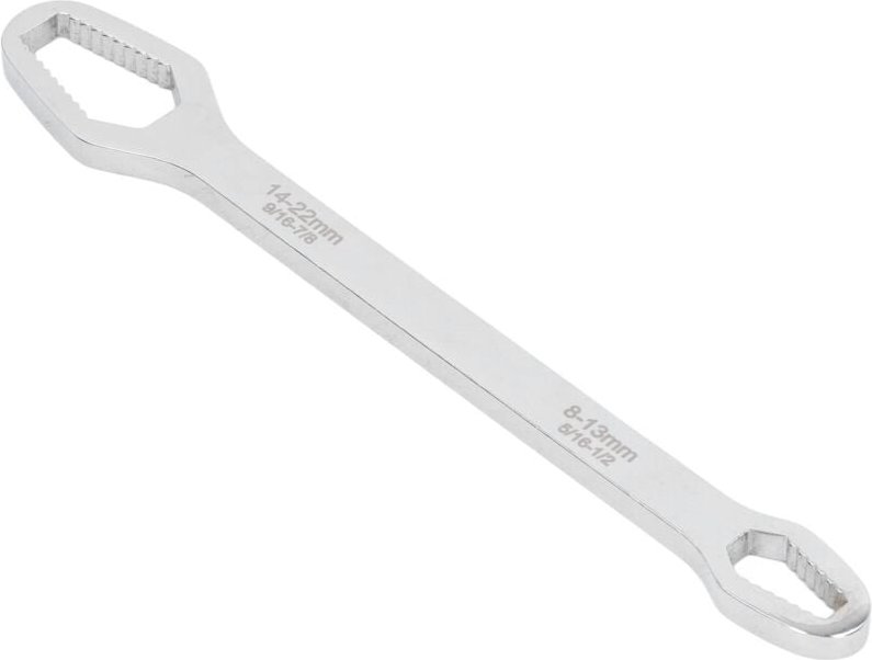 Multifunktionaler, doppelseitiger Universalschlüssel, arbeitssparendes Reparaturwerkzeug aus Stahl, 8 mm dick (weiß, ver...