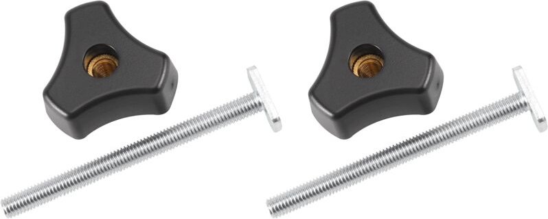2er-Set T-Schraube und M8-Kunststoffgriff, Schnellspannklemme aus Metall für T-Nut-T-Schienen-DIY-Holzbearbeitungswerkze...
