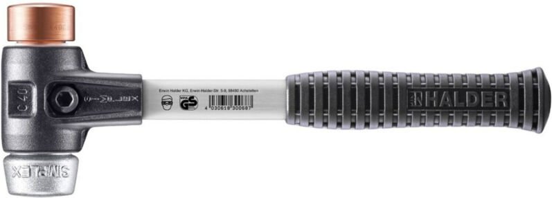 Schonhammer simplex 40mm Kupfer/Weichm.Halder