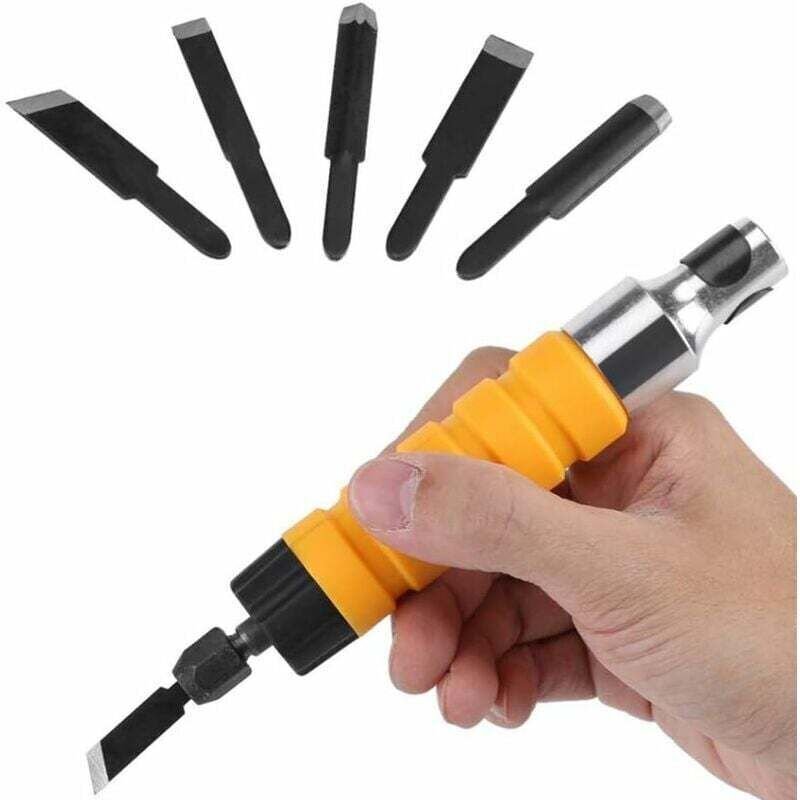 Elektrischer Holzmeißel mit flexiblem Schaft, Holzgravurwerkzeug, für elektrische Bohrmaschinen und Bastelarbeiten