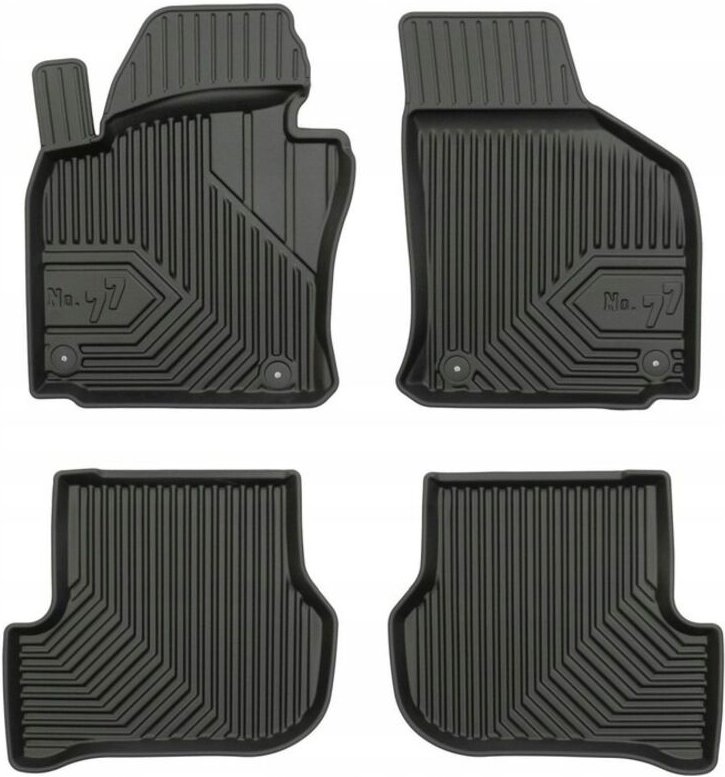 GUMMIMATTEN SKODA Octavia 2 2004-2013 DURCH 77