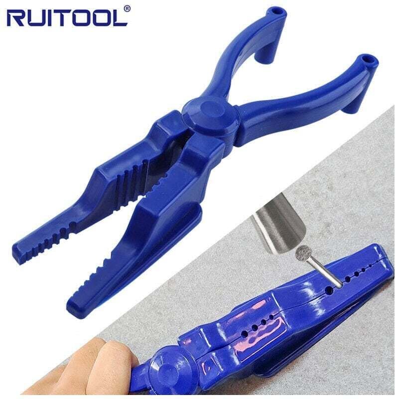 Nagelzange, Hämmern, Nagelhalter, ABS-Fingerschutz, tragbarer Fingerschutz, Nägelführung, Handwerkzeug