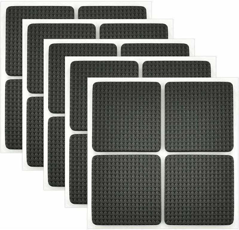 20 Stück rutschfeste Gummipads, selbstklebende Gummipads, selbstklebende Filzgleiter, selbstklebende Möbelgleiter zum Sc...