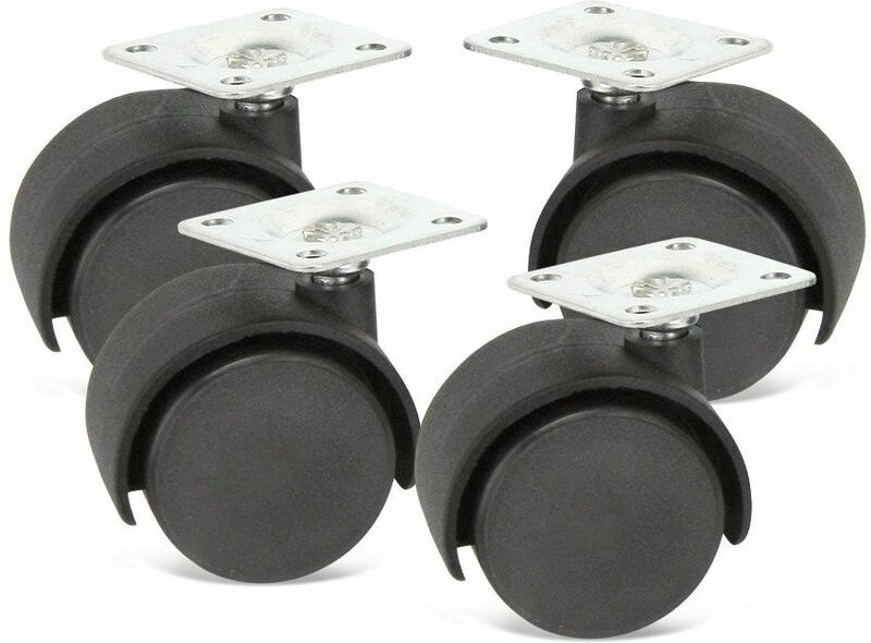 Laufrollen-Set, ø 40 mm, 4 Stück, Doppellaufrollen