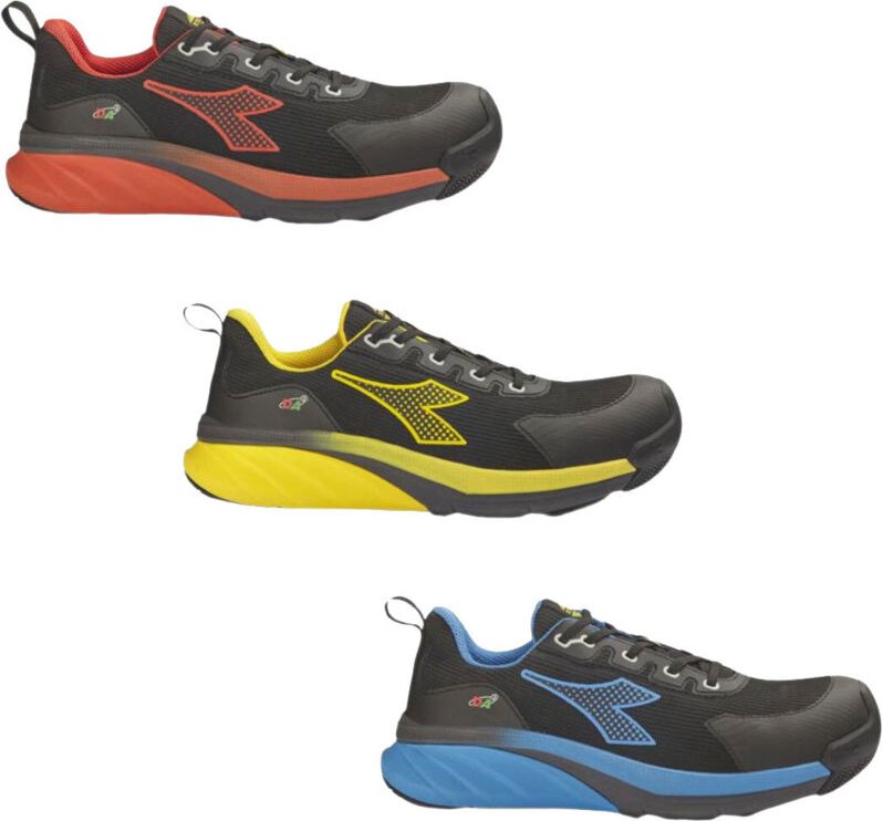 Diadora Vortex DA2 Low S3S SC SR HRO ESD-Sicherheitsschuhe - 44 EU - Gelb