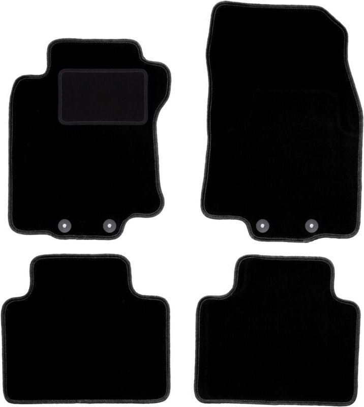 Schwarze Veloursmatten für: Renault Koleos II SUV (2016-)