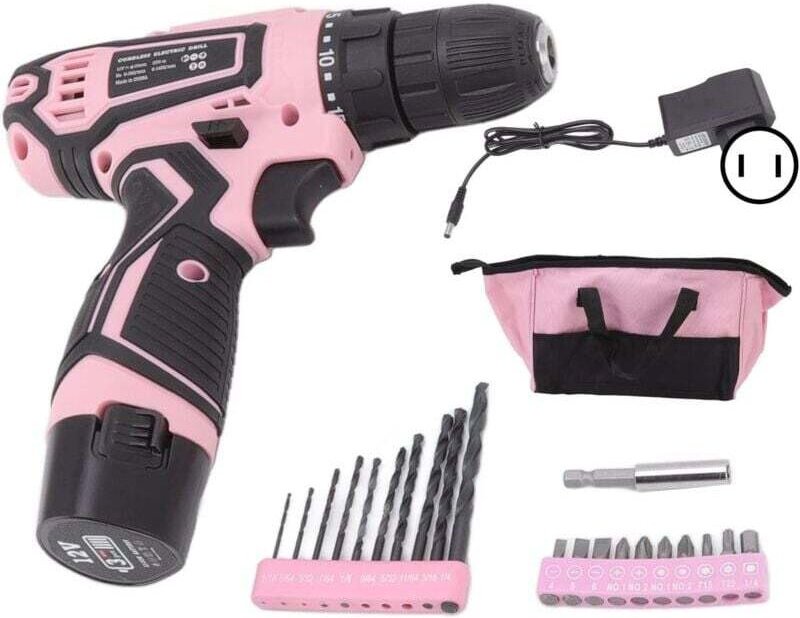 Vtizikl Tournevis électrique 12V Rechargeable sans Fil Perceuse Compacte Outils à Main Kit de Vis Gyroscopique Automatiq...