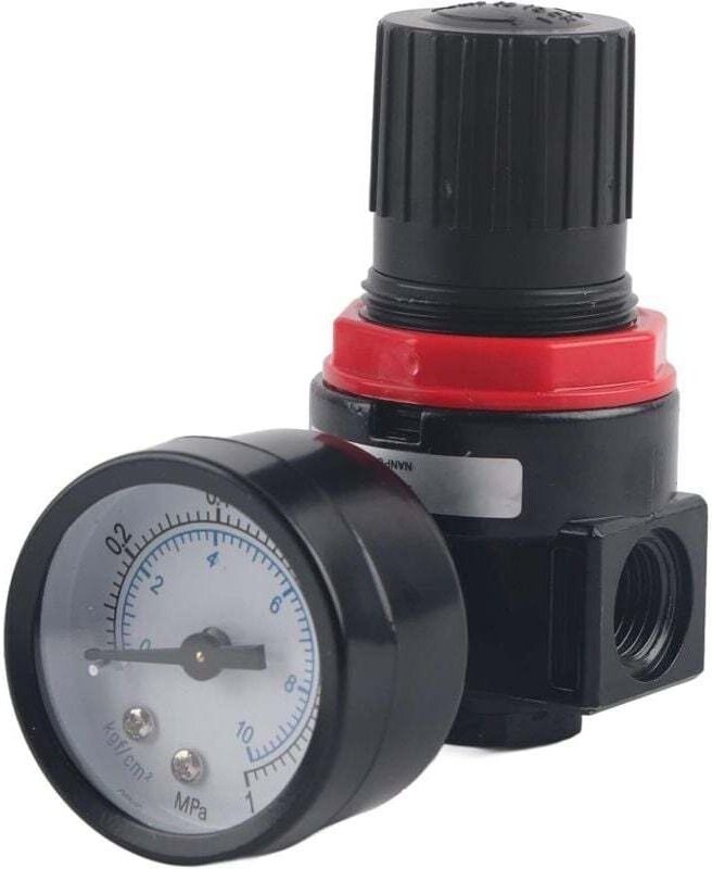 Valve de régulation de pression d'air G1/4" avec manomètre pour compresseur d'air AR2000