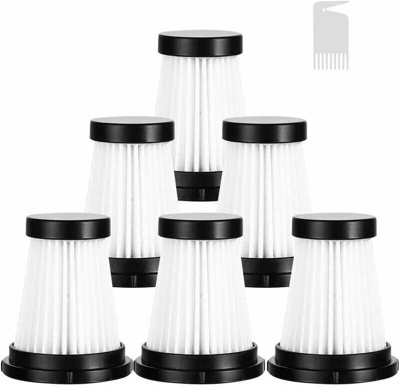 Ersatz-HEPA-Filter und 1 Reinigungsbürste für Moosoo K12, K12 Pro, K13 Akku-Staubsauger/Genius Invictus One 1.0 X7/2.0 H...