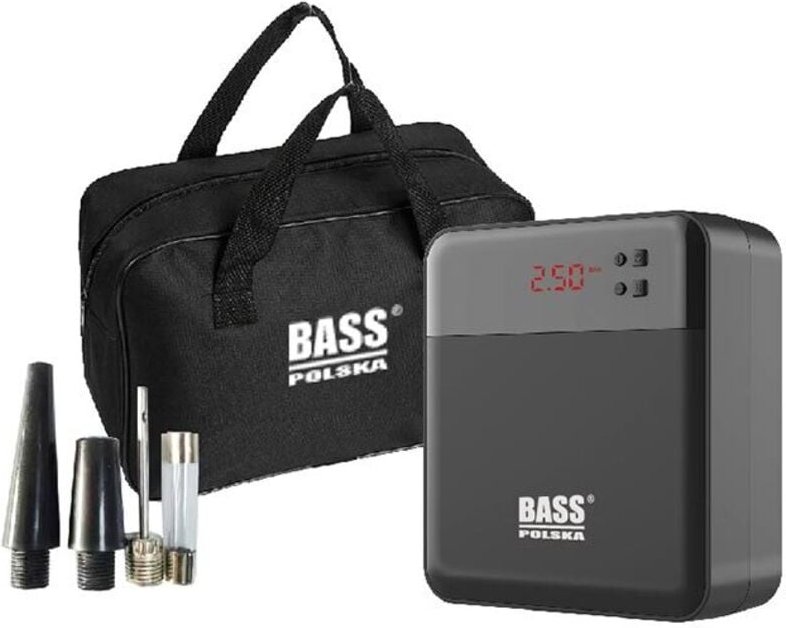 Mini-Kompressor mit LED-Lampe und Spitzenset