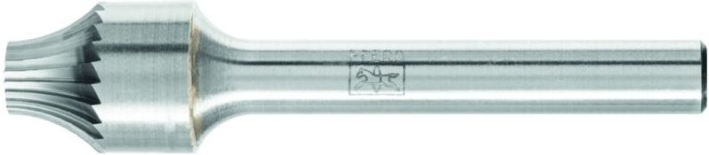 PFERD TOOLS Hartmetall Verrundungsfrässtift V Ø 12x15 mm Schaft-Ø 6 mm Z3 universal mittel
