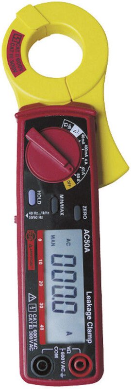 AC50A-D Stromzange, Hand-Multimeter digital cat iii 600 v Anzeige (Counts): 4000 - Beha Amprobe