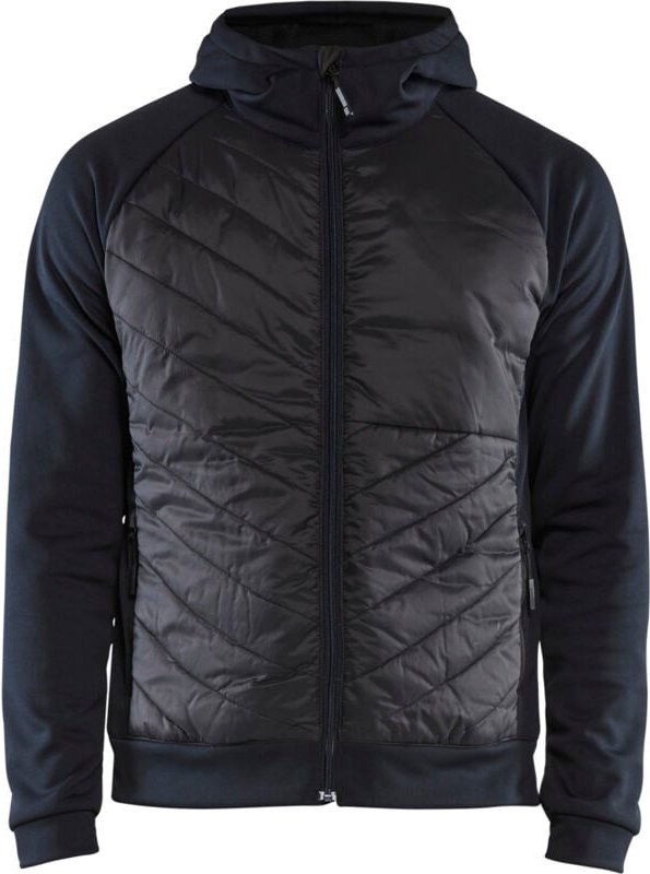 Hybrid-Arbeitssweat 3463 - Dunkelmarine/Schwarz M