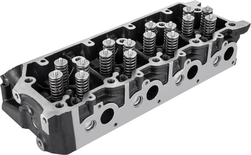 Zylinderkopfbaugruppe Ersatz, 6,4 l Zylinderkopf aus Gusseisen für 08–10 Ford F250 F350 F450 F550 - Mophorn