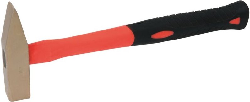 KS Tools BRONZEplus Schlosserhammer 800 g, mit Fiberglasstiel