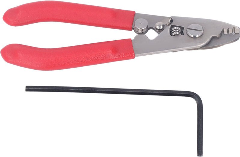 KIMISS Optischer Abisolierer – 3-Port-Abisolierer für FTTH-Anwendungen, robustes Abisolierwerkzeug aus Edelstahl.