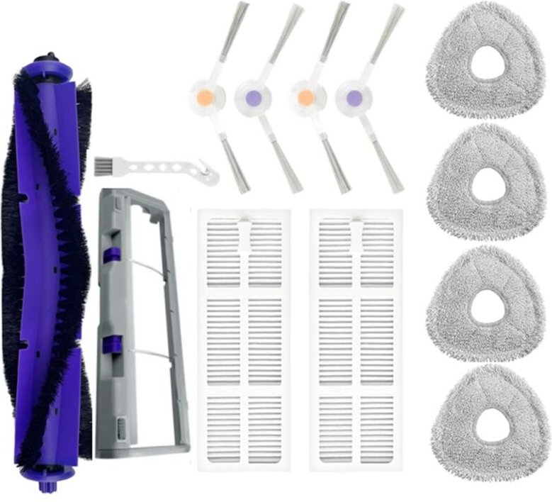 Walzenbürsten-Seitenmopp-Padfilter für J3