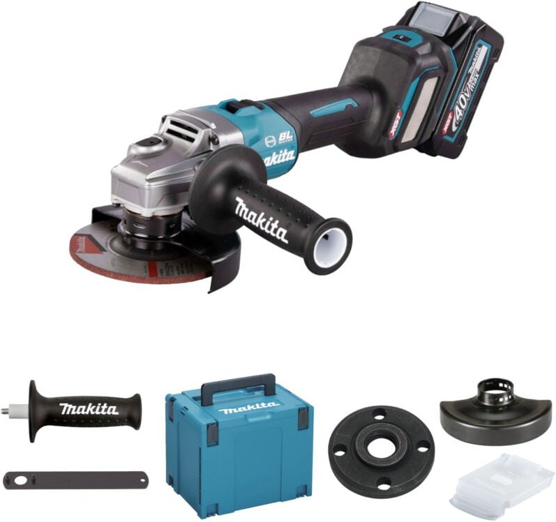 GA023GM201 Akku-Winkelschleifer xgt im makpac Gr. 4, 40V max., 125 mm, 3.000-8.500 min-1 - Makita