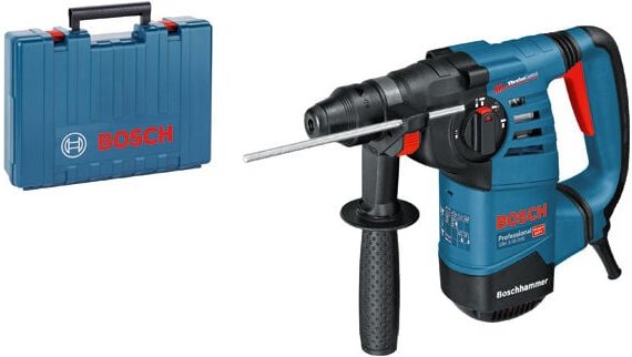 Bosch Bohrhammer gbh 3-28 dre mit SDS-plus + Zubehör-Set im Handwerkerkoffer