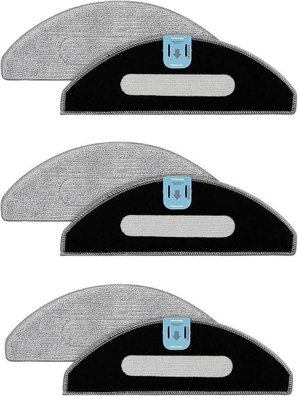 FOREHILL Reinigungstücher für Saugroboter, Ersatzteile für Saugroboter, Mikrofasermopp