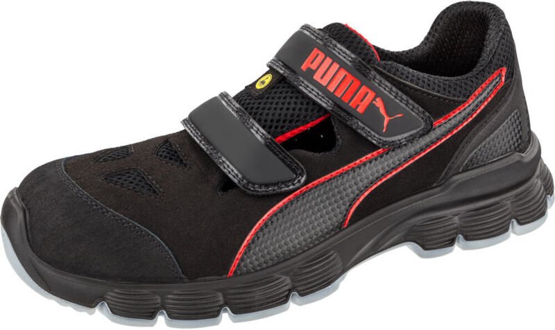 Puma - Aviat Low esd src 640891-43 esd Sicherheitsschuh S1P Schuhgröße (eu): 43 Schwarz, Rot 1 St.