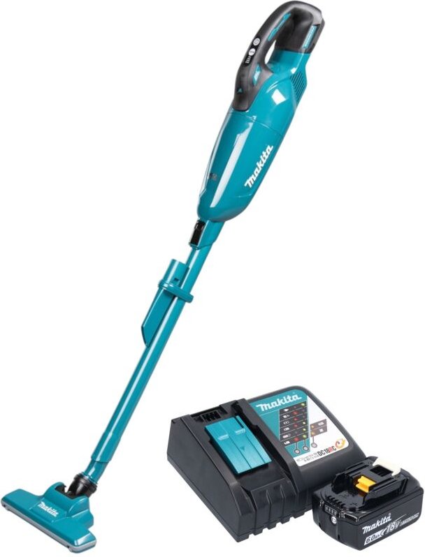 Makita DCL 284 FRG Akku Staubsauger 18 V 0,73 l Brushless + 1x Akku 6,0 Ah + Ladegerät