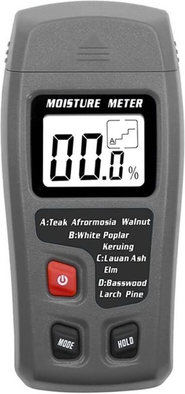 Schwarzes 9V-Digital-Feuchtigkeitsmessgerät mit Feuchtigkeitsanzeige, Feuchtigkeitstester, professionelles Hygrometer, H...