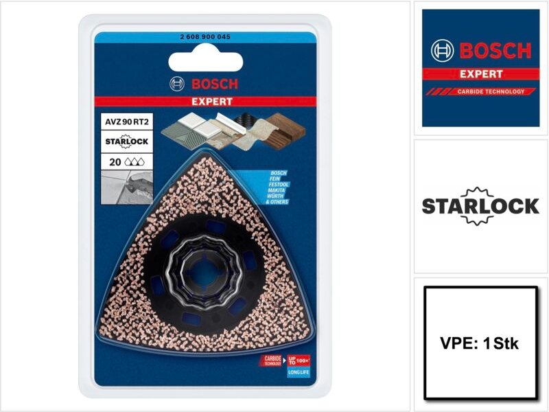 Schleifplatte MultiMa AVZ90RT2 1St - 2608900045 - Bosch