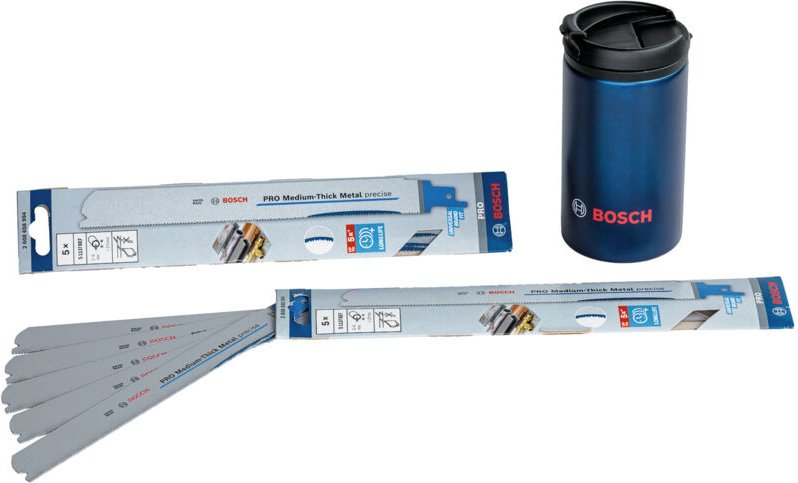 Bosch PRO Säbelsägeblätter-Set S1137BEF, 10-tlg..+ Becher