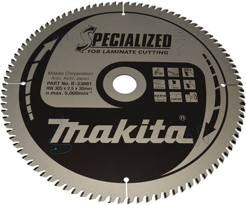 Sägeblatt specialized 305x30x96Z - Makita