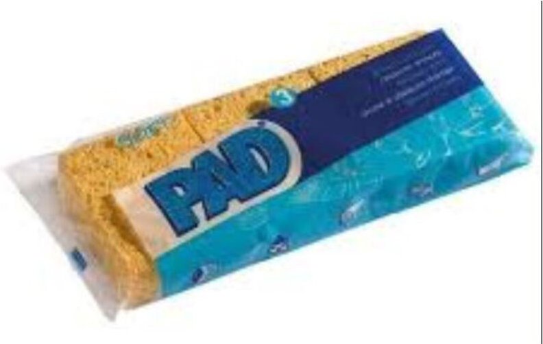 Pflanzen-Schwämme Blond Nr. 2 x3 - Pad