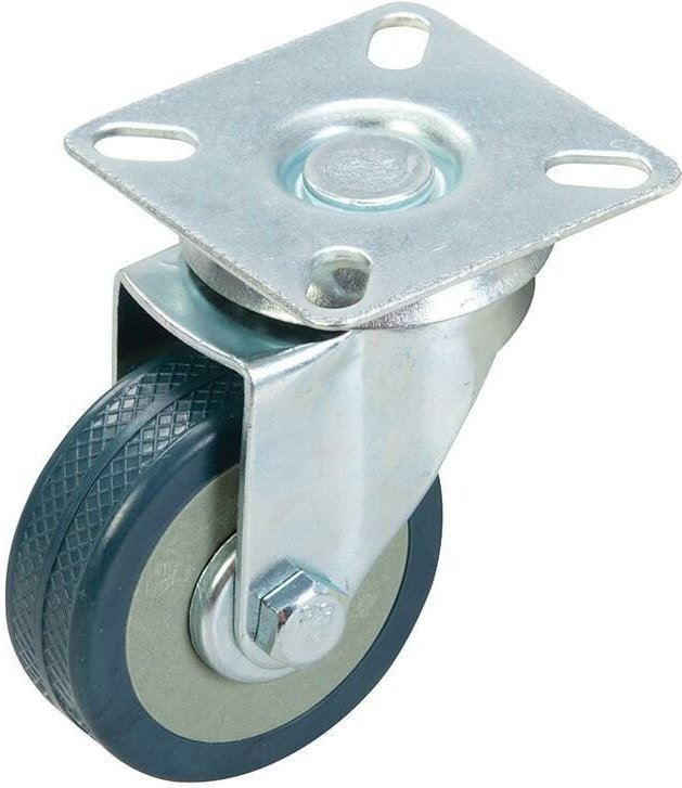 Gummi-Lenkrolle 50 mm, 50 kg