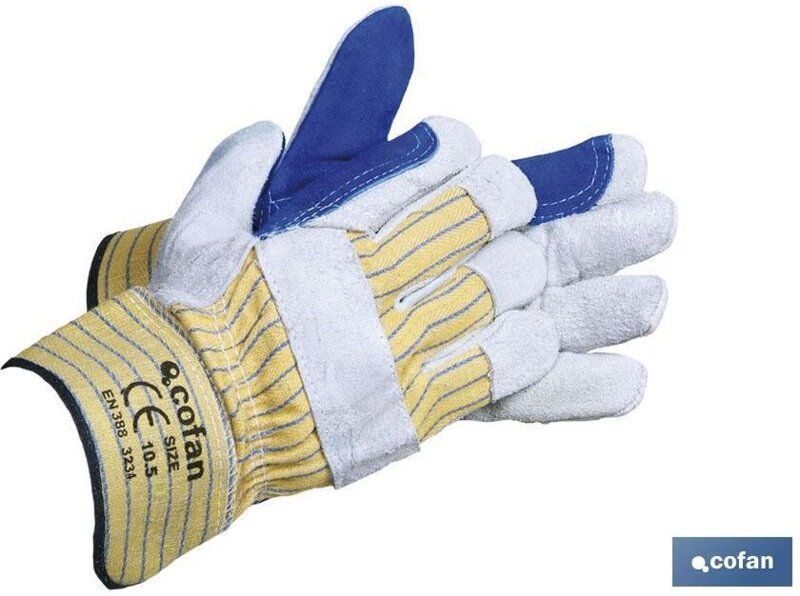 Blisterhandschuh aus amerikanischem Spaltleder