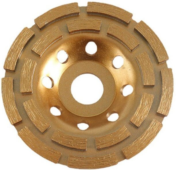 Aougo - Diamant-Schleifscheibe 115 x 22,2 mm – Diamant-Topfschleifscheibe für Beton, Granit, Stein, Marmor, Stein, Mauer...