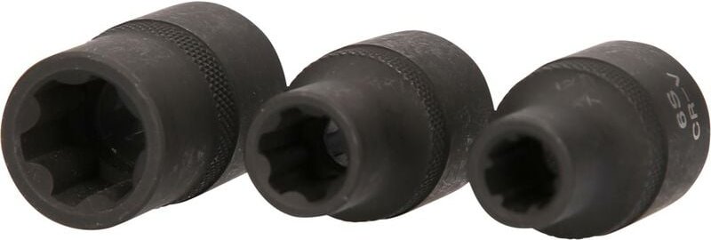 1/2' RIBE®-Kraft-Stecknuss-Satz, kurz, 3-tlg