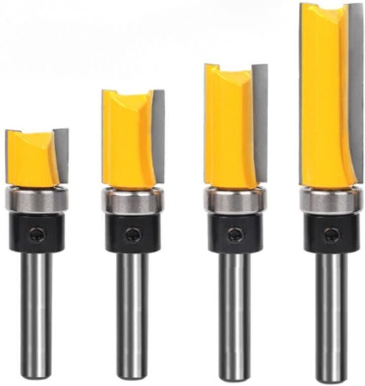 Stück 6,35-mm-Holzfräser, Kopierfräser, hochwertige Holzbearbeitungswerkzeuge aus Legierung