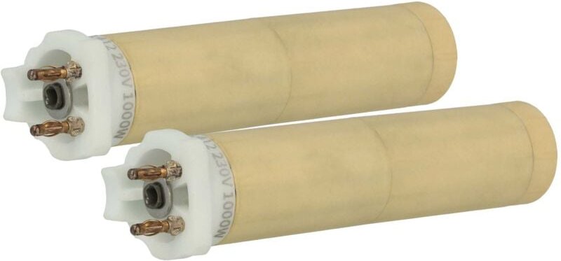 vhbw 2x Heizelement Ersatz für Leister 113.412 für Heißluftschweißpistole - 1000 W, Keramik Heizkern, 1,68 x 7,4 cm