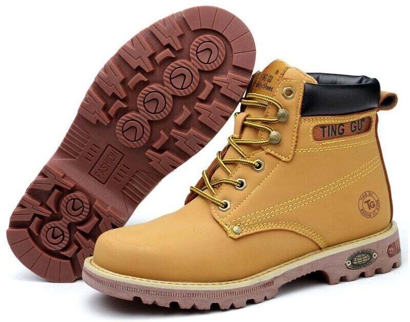 Chaussures de sécurité hautes S3 Powerplant - Jaune -42