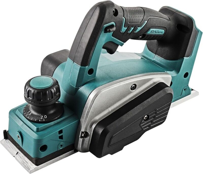 18V Li-Ion Akku-Hobelmaschine, 82 mm Breite und 2 mm Tiefe, für DIY-Möbelbau, Grün