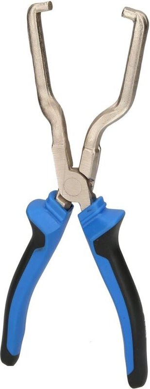 Ölschlauchschelle, blau, 22 x 10 cm, 1 Stück, Schnellkupplungsschelle für Filter, Demontageschelle