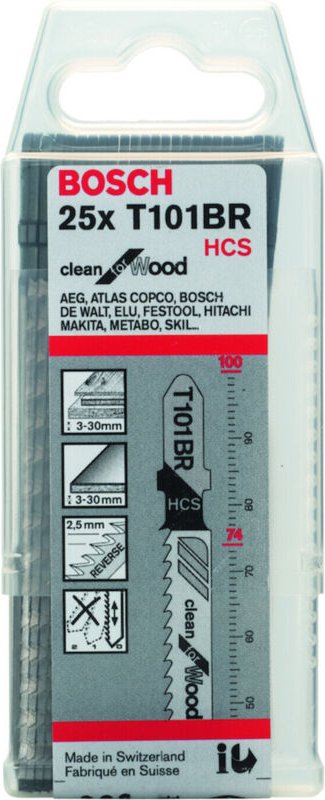 Stichsägeblatt t 101 br Clean for Wood - Bosch