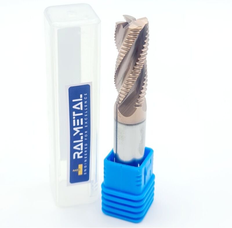 Vollhartmetall-Schruppfräser 10 x 25 x 75 mm 55 HRC