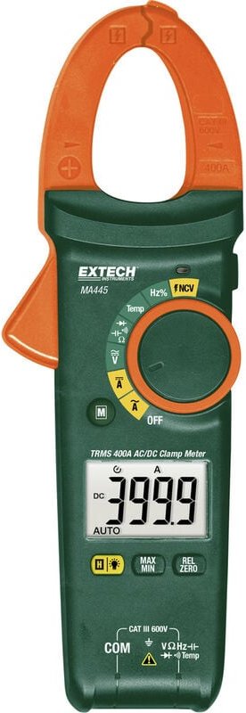 Extech - MA445 Hand-Multimeter, Stromzange digital cat iii 600 v Anzeige (Counts): 4000