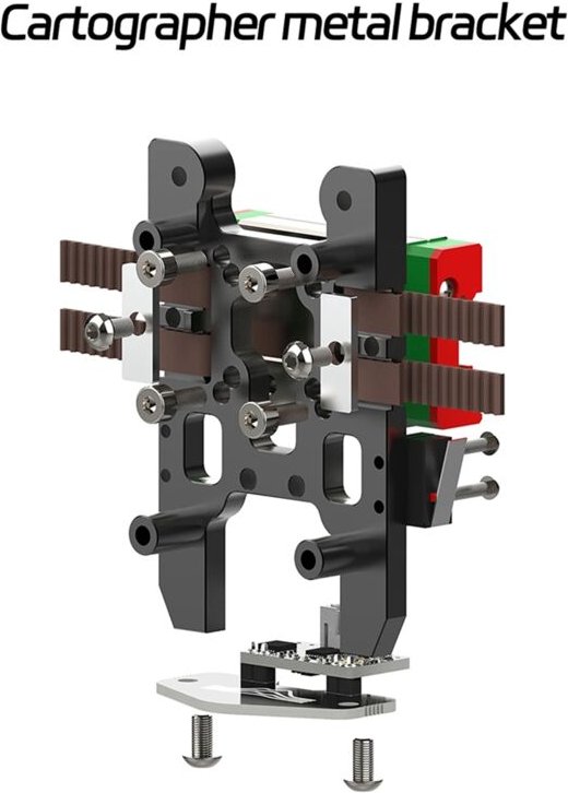 Cartographer IDM-Scanner-Nivellierungssensor CNC-Metallhalterung für 2.4/Trident 3D-Drucker Beacon 6061Aluminium